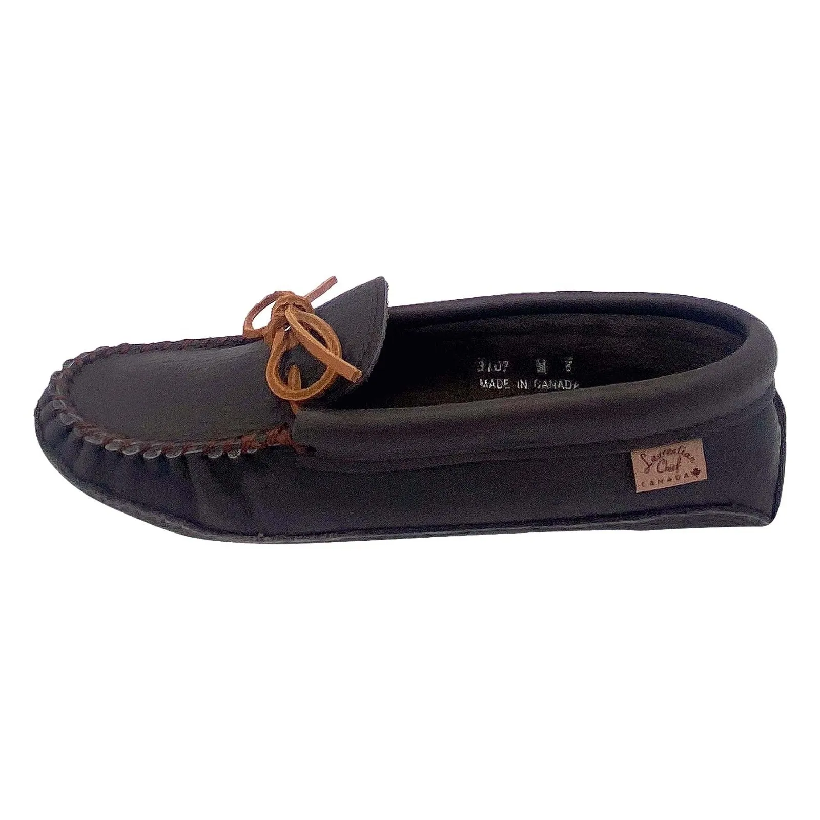 Men's Buffalo Hide Leather Earthing Moccasins