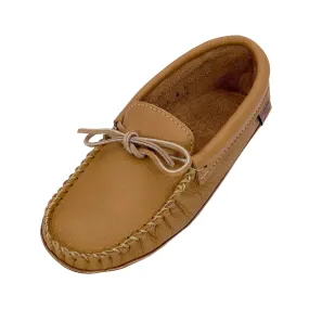 Men's Moose Hide Leather Earthing Moccasins