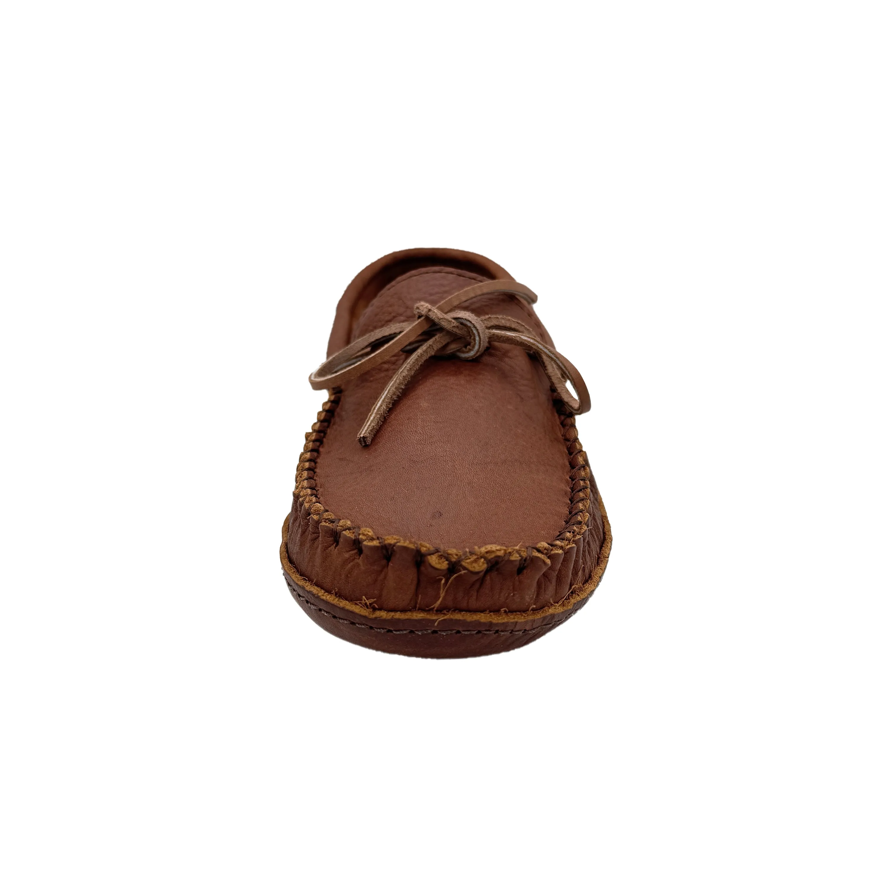 Men's Wide Leather Moccasins with Foam Insole