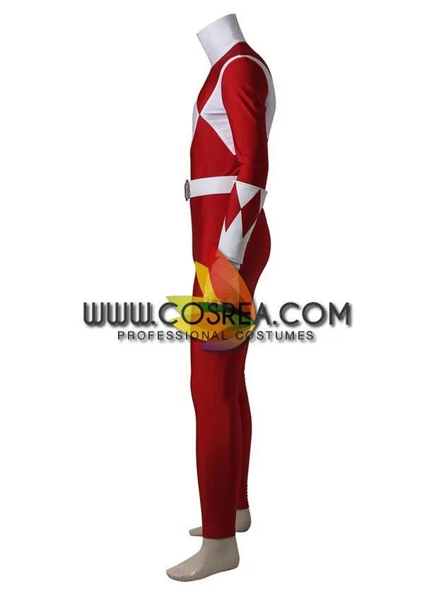 Mighty Morphin Power Rangers Red Ranger Cosplay Costume