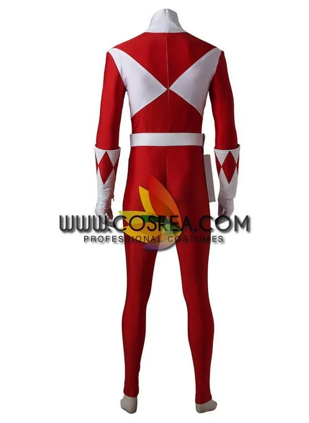 Mighty Morphin Power Rangers Red Ranger Cosplay Costume