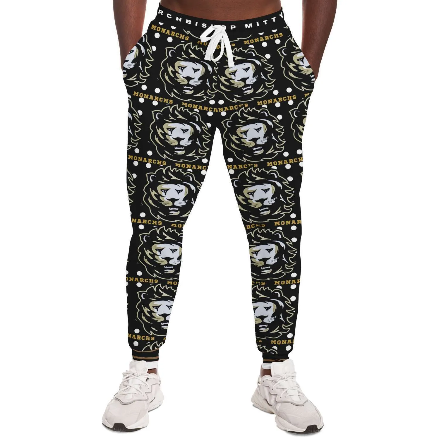 Mitty Monarchs Polka Unisex Fleece Joggers