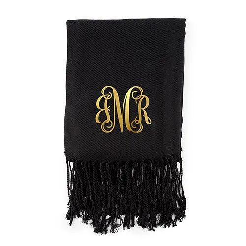 Monogram Pashmina Scarf