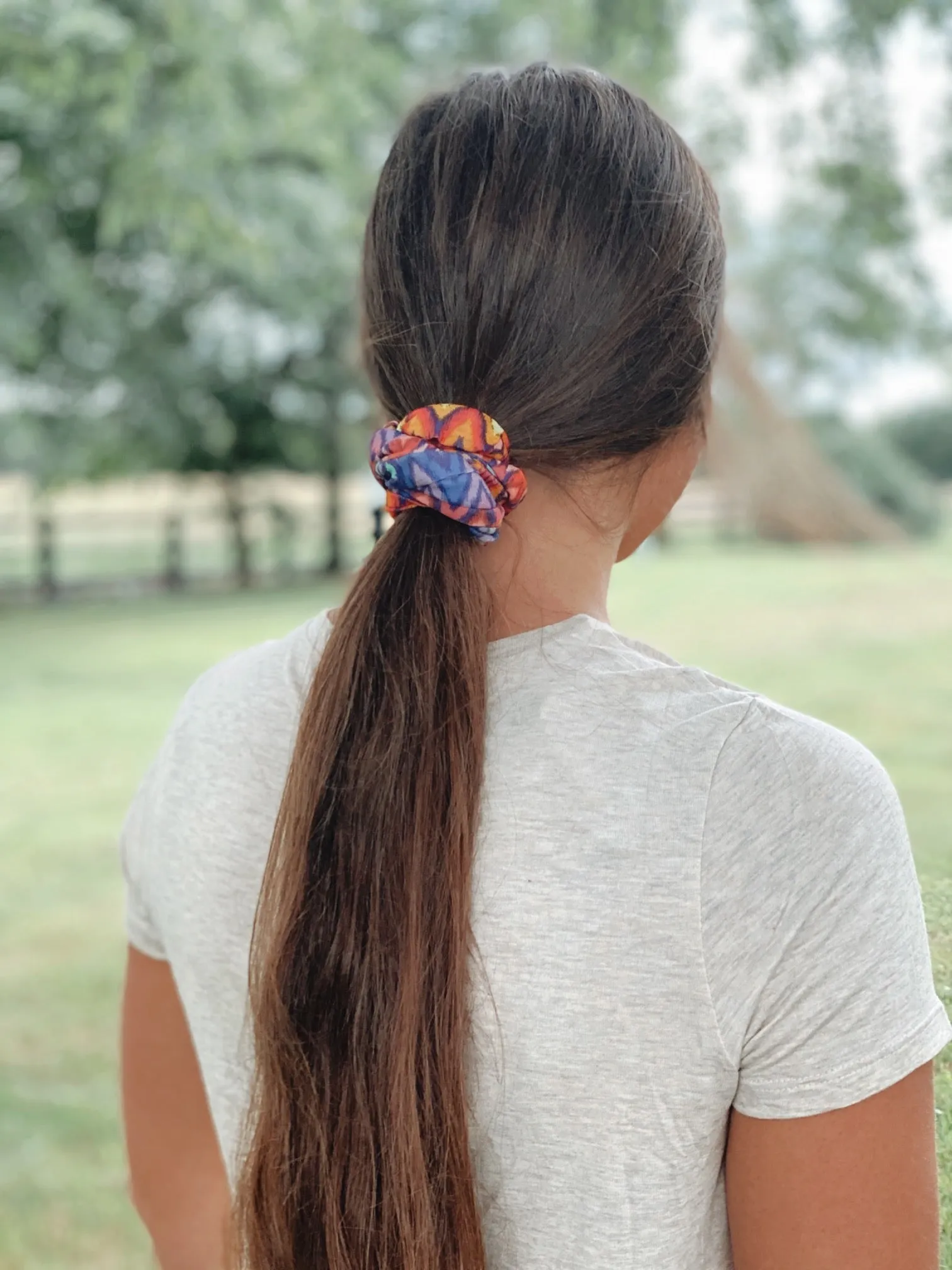 Multicolor Chevron Stripe Stretchy Headwrap