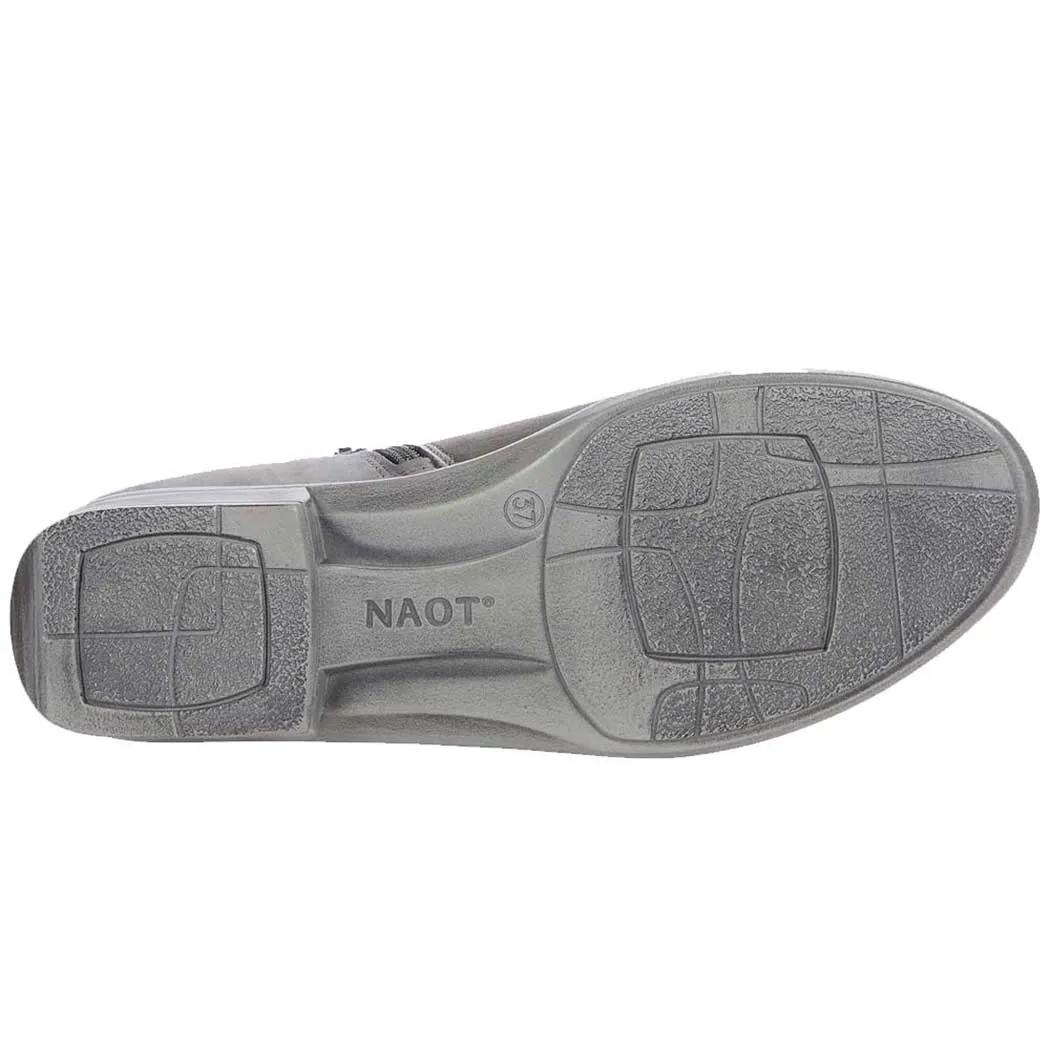 Naot Helm Bootie Foggy Gray/ Smoked Gray (Women's)