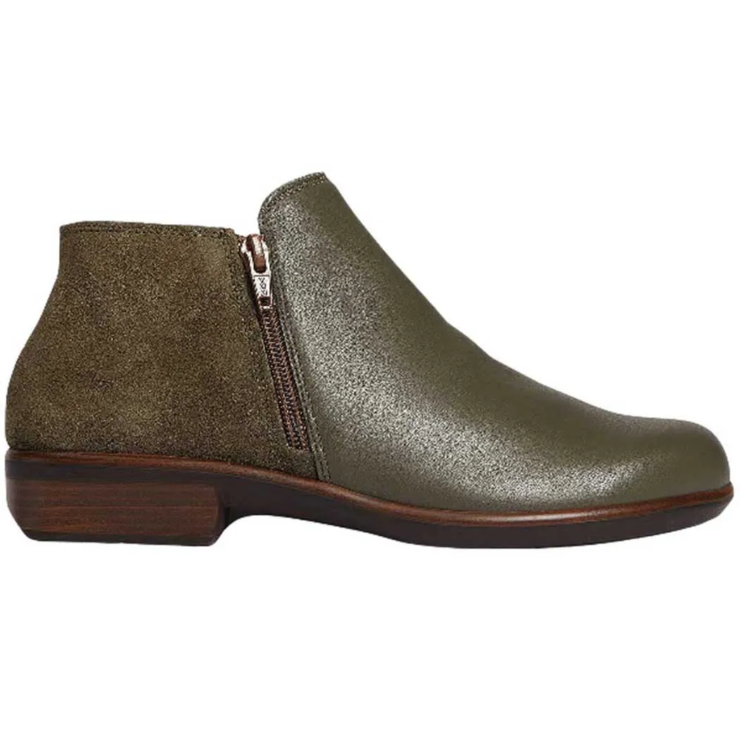 Naot Helm Bootie Green/ Olive (Women's)