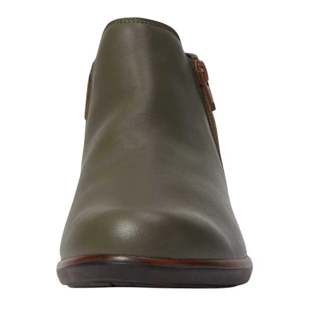 Naot Helm Bootie Green/ Olive (Women's)