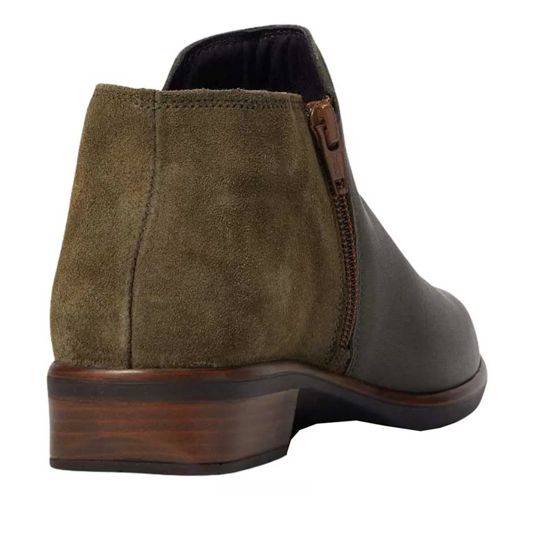 Naot Helm Bootie Green/ Olive (Women's)