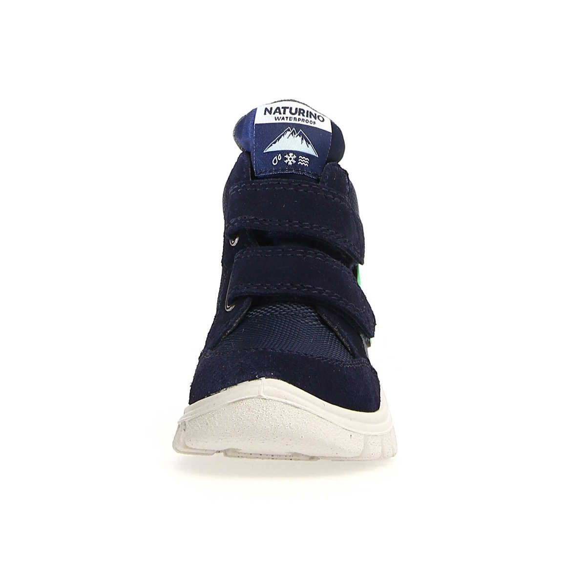 Naturino (Sizes 33-37) Geminae Navy/Green Patch Mid Waterproof