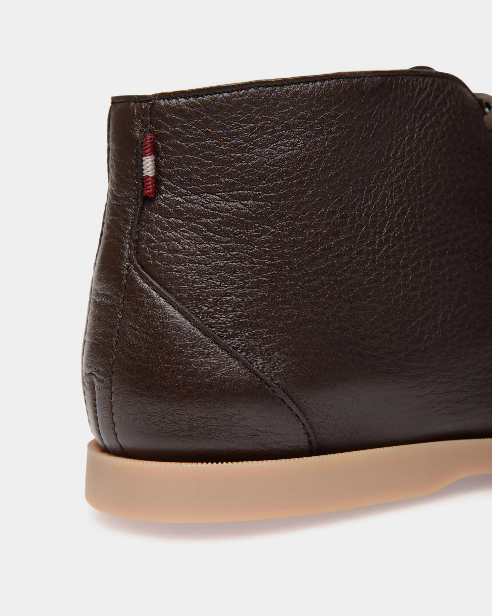 Nelson Bootie In Ebano Deer Leather 