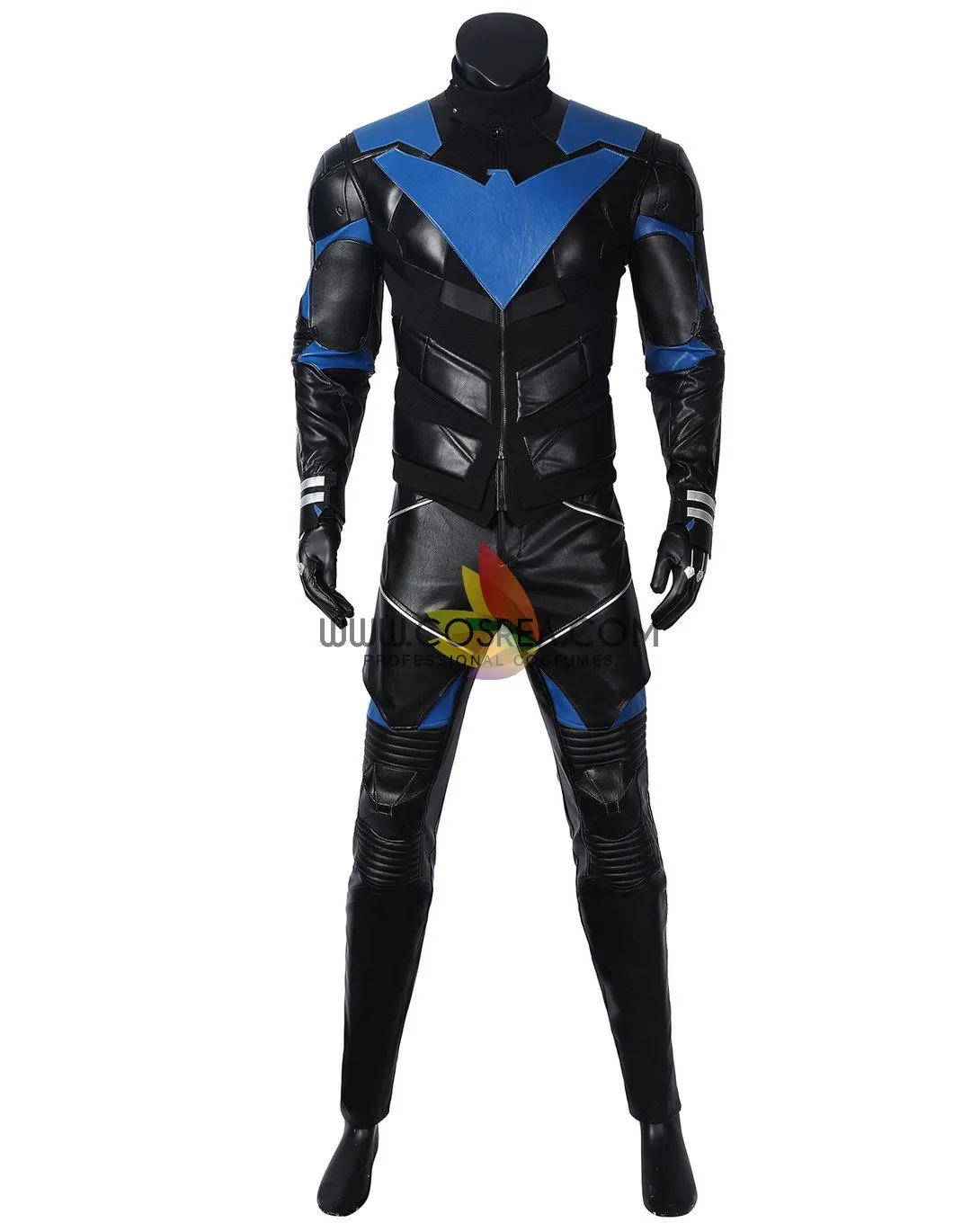 Nightwing Gotham Knights PU Leather Cosplay Costume