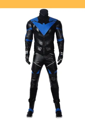 Nightwing Gotham Knights PU Leather Cosplay Costume