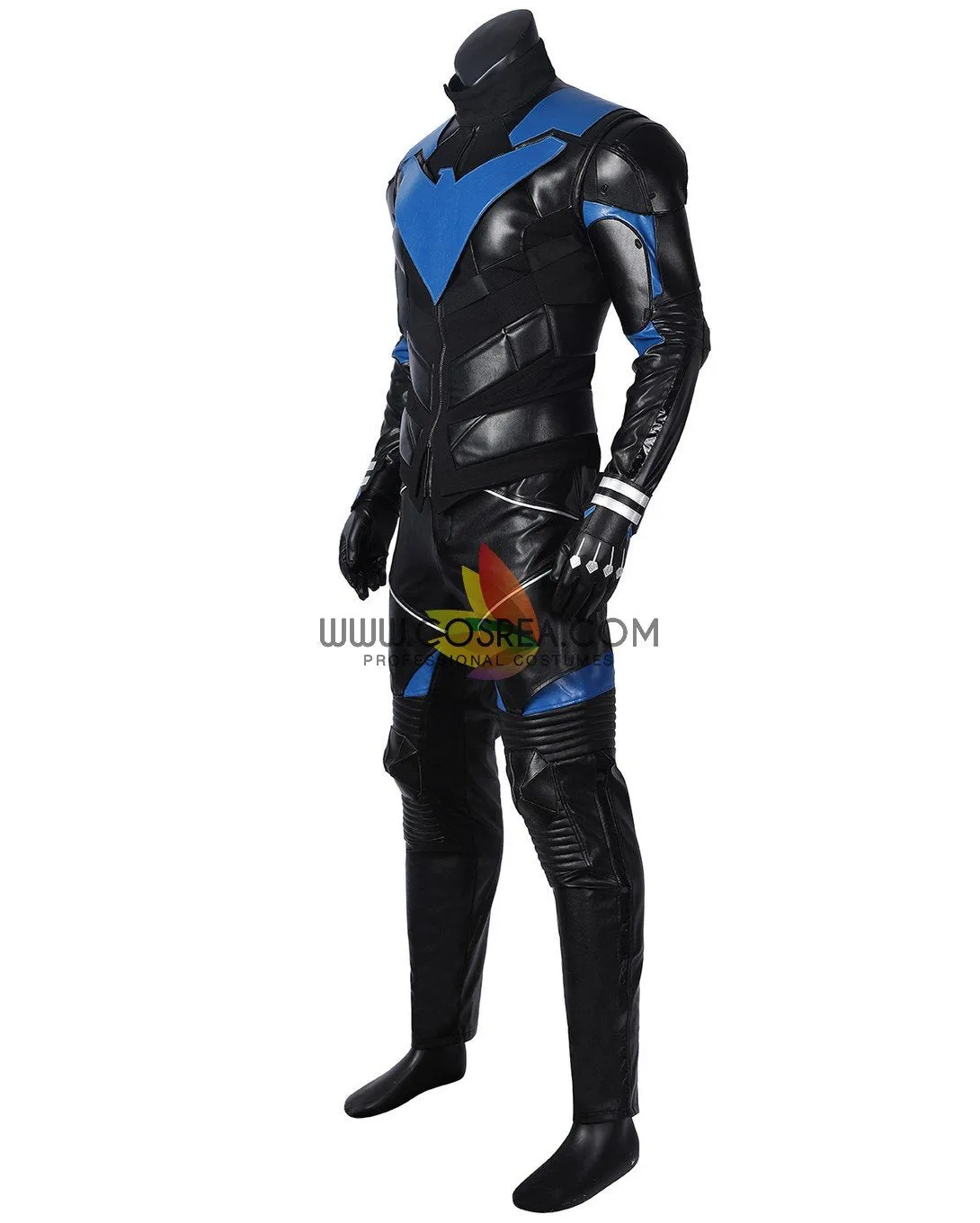 Nightwing Gotham Knights PU Leather Cosplay Costume