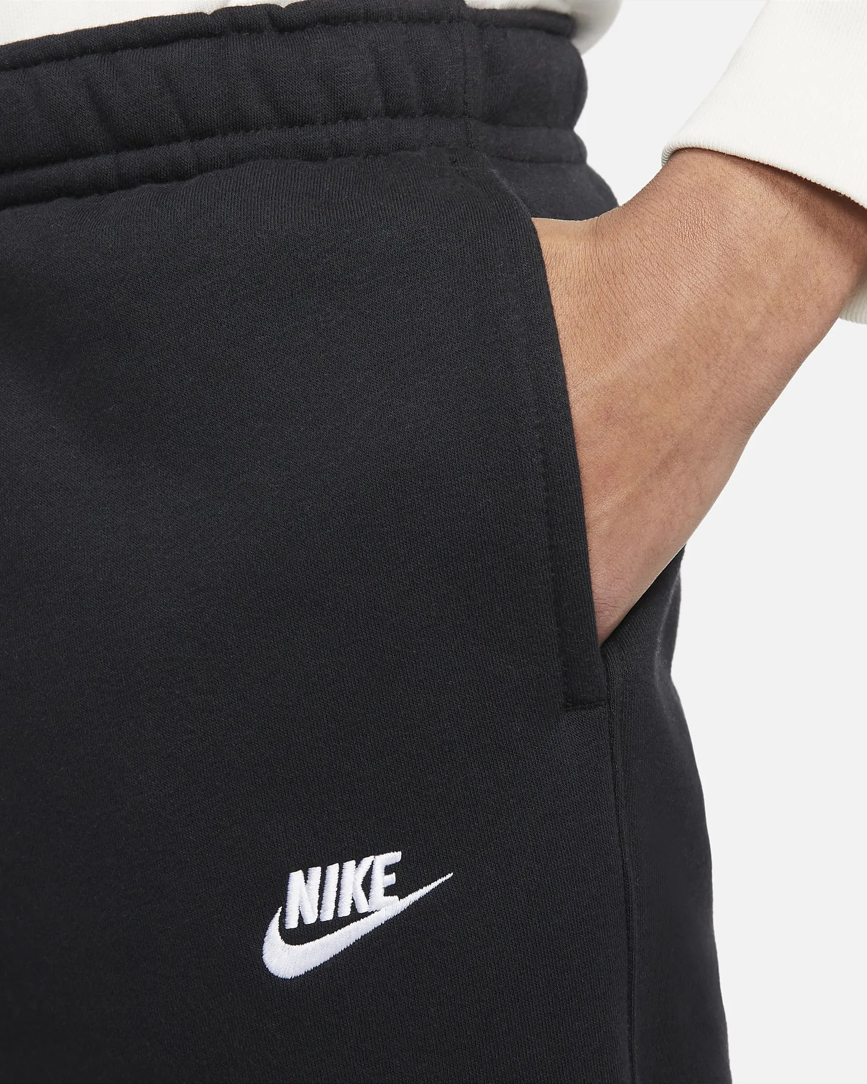 NIKE UNISEX SPORTSWEAR CLUB FLEECE BLACK JOGGERS TRACKPANTS