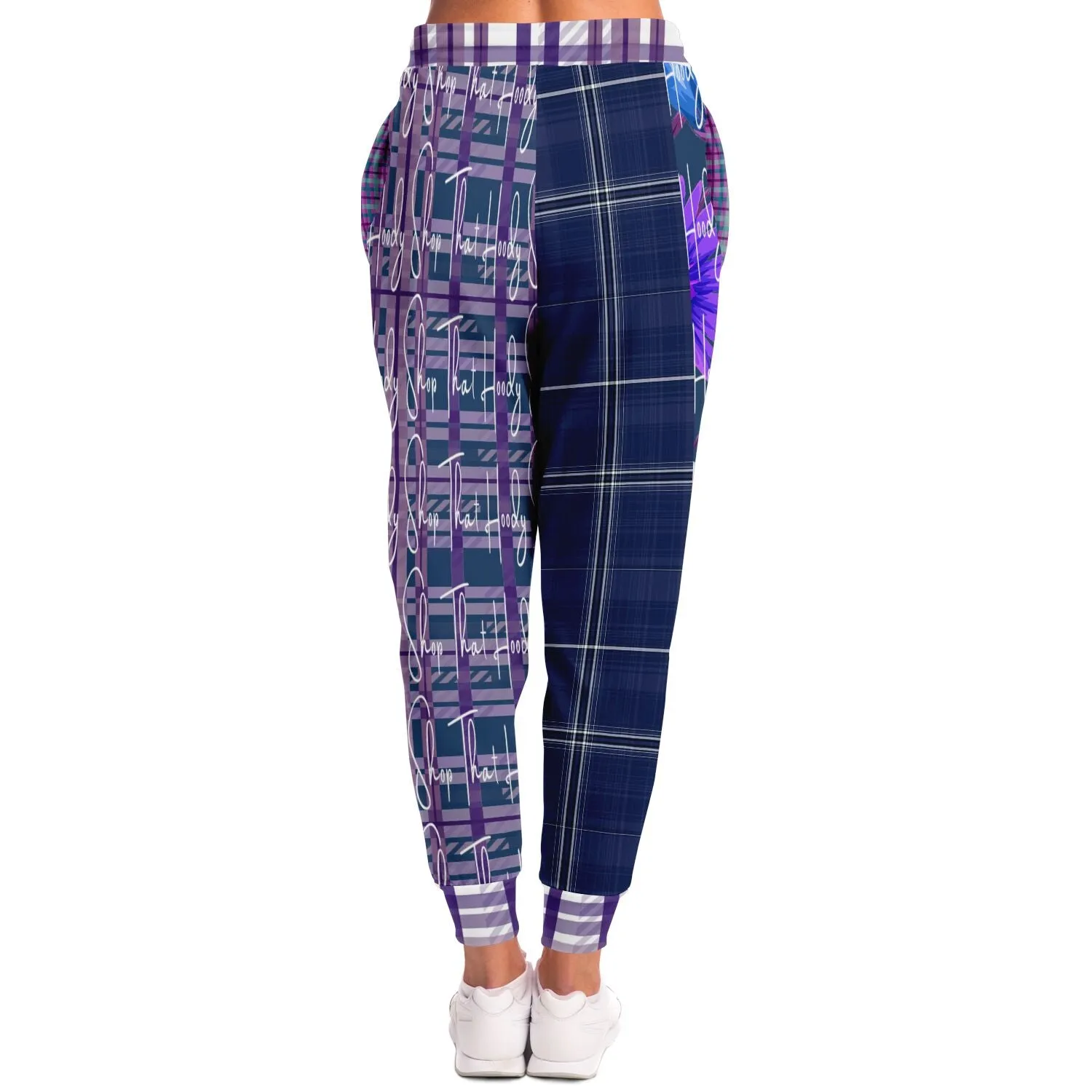 Norma Jean Purple Floral Fleece Joggers