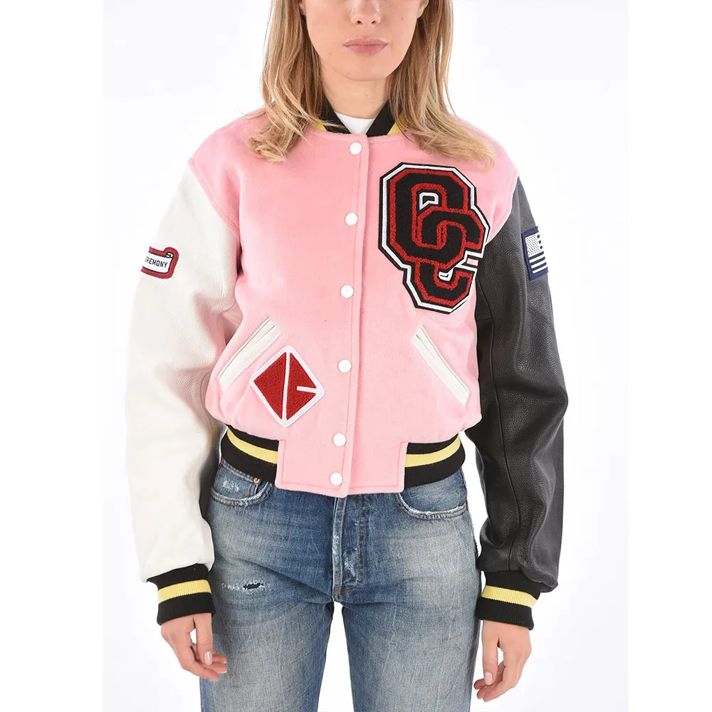 Opening Ceremony Pink Varsity Jacket - William Jacket