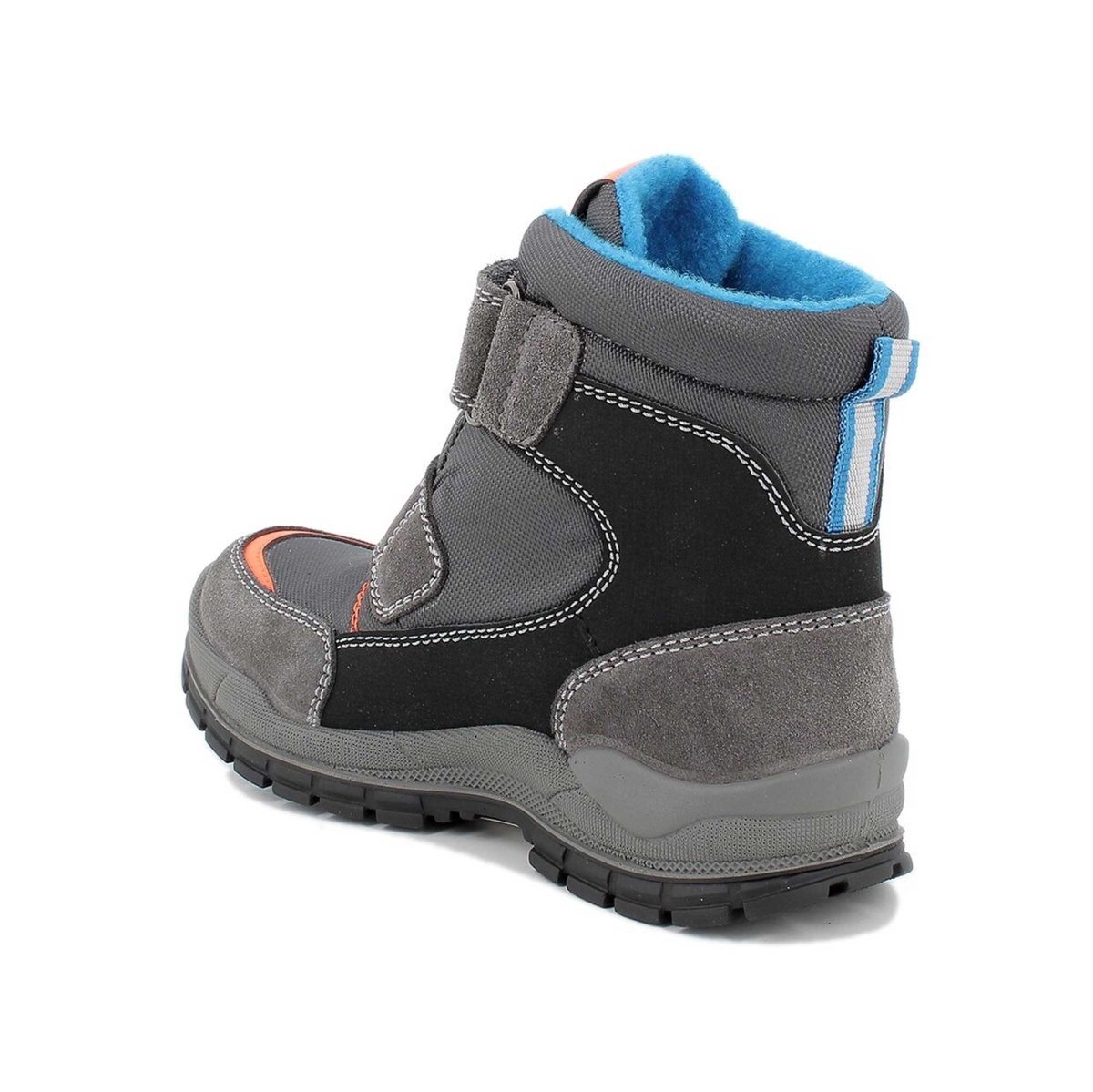 Primigi (Sizes 31-35) Grey/Orange Stitch Gore-Tex Waterproof