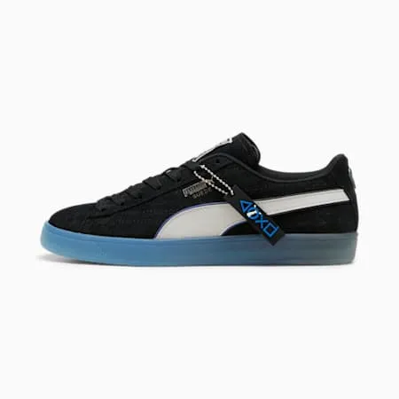 PUMA x PLAYSTATION Suede Unisex Sneakers | PUMA Black-Glacial Gray | PUMA Suede | PUMA 