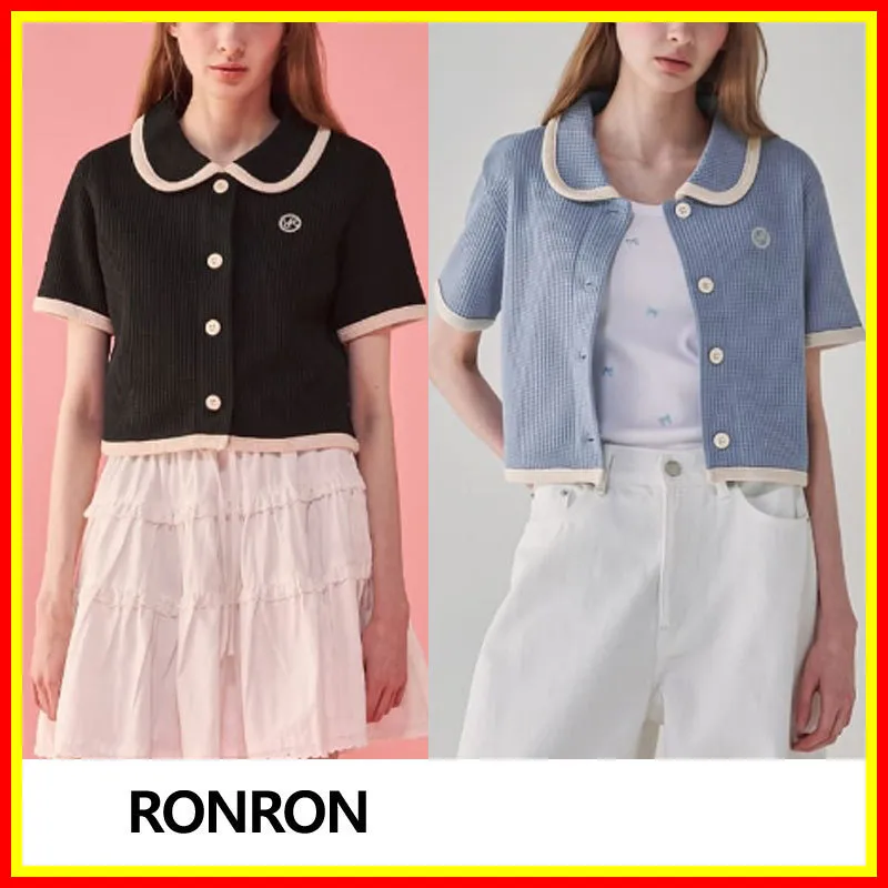 RONRON  |Street Style Short Sleeves Cardigans