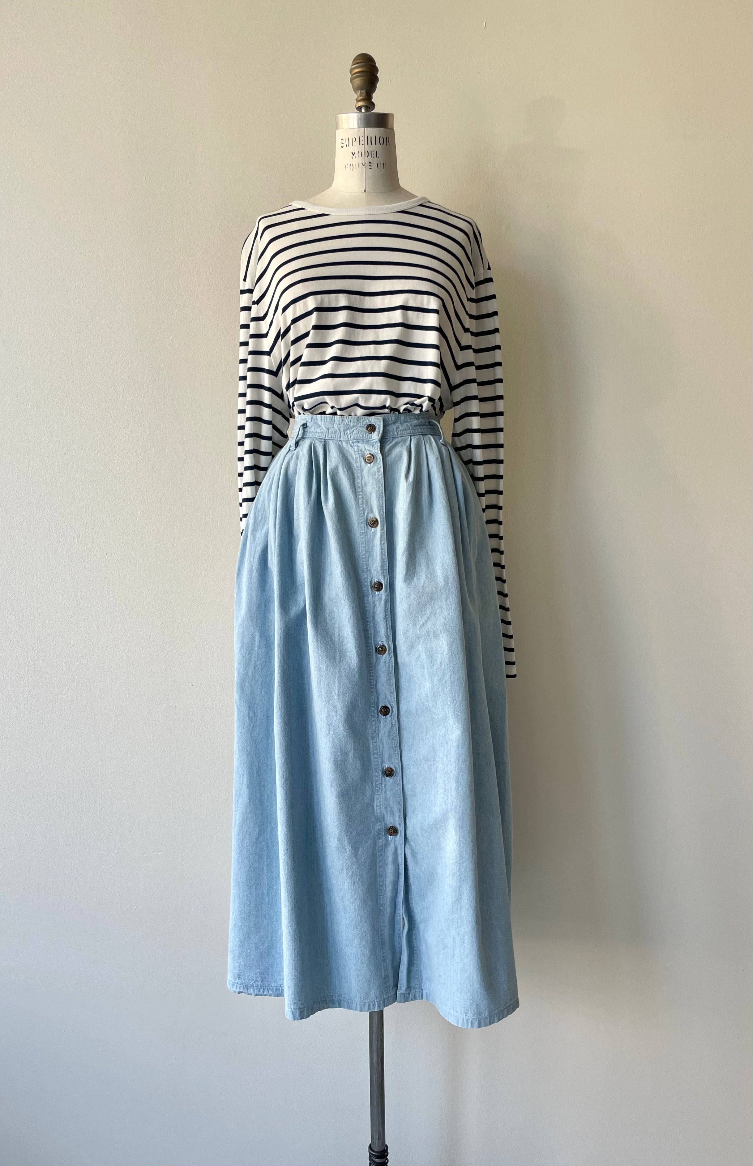 Saltbox Denim Skirt