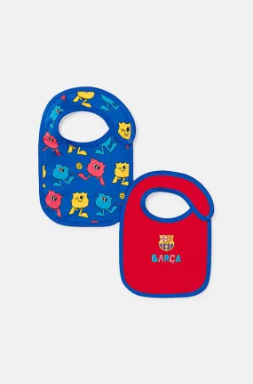 Set of two motifs Bara cotton bibs – Baby