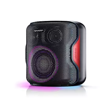 Sharp PS-919(BK) 130W Portable Party Speaker System with Bluetooth Music Streaming | Kaleidoscope