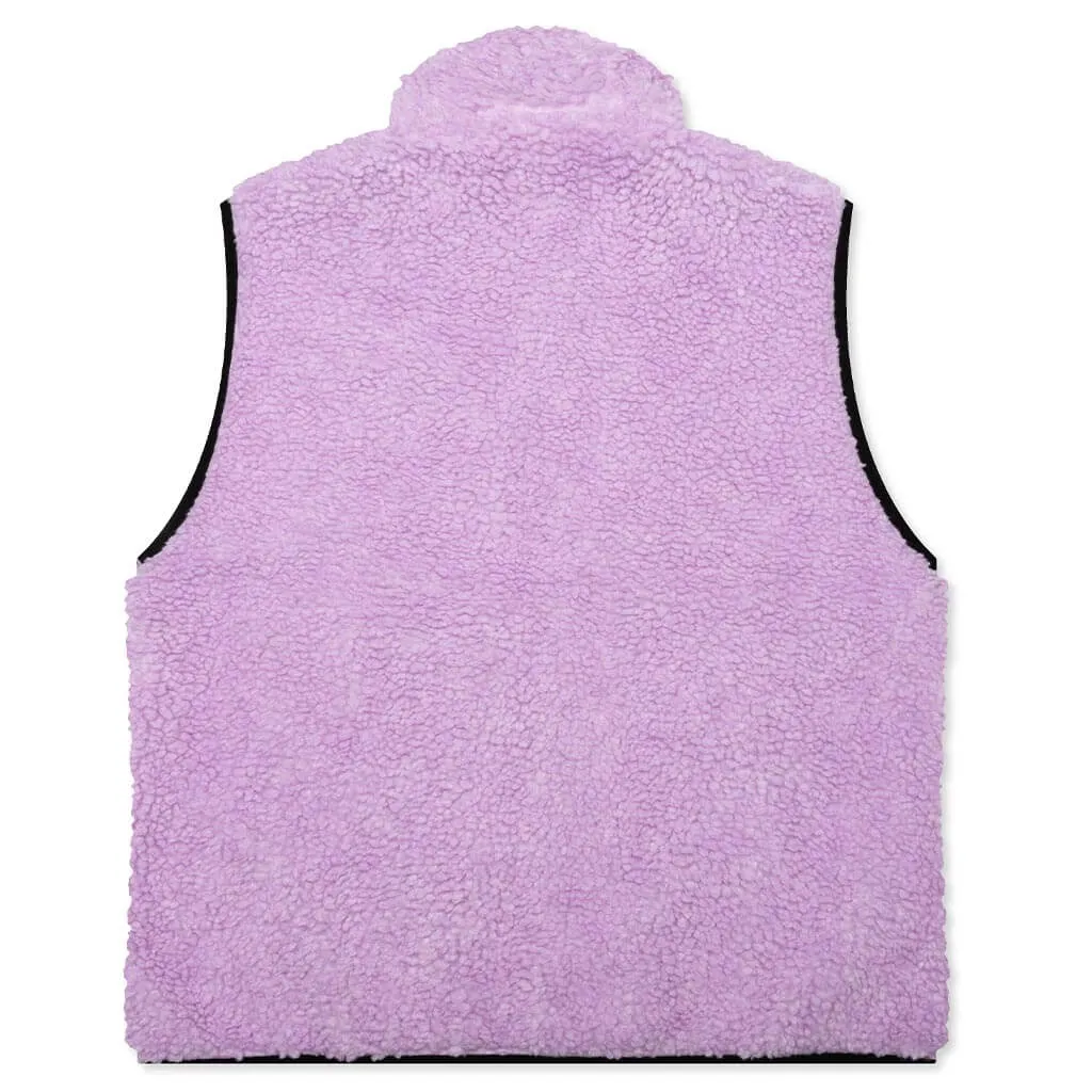 Sherpa Reversible Vest - Lavender