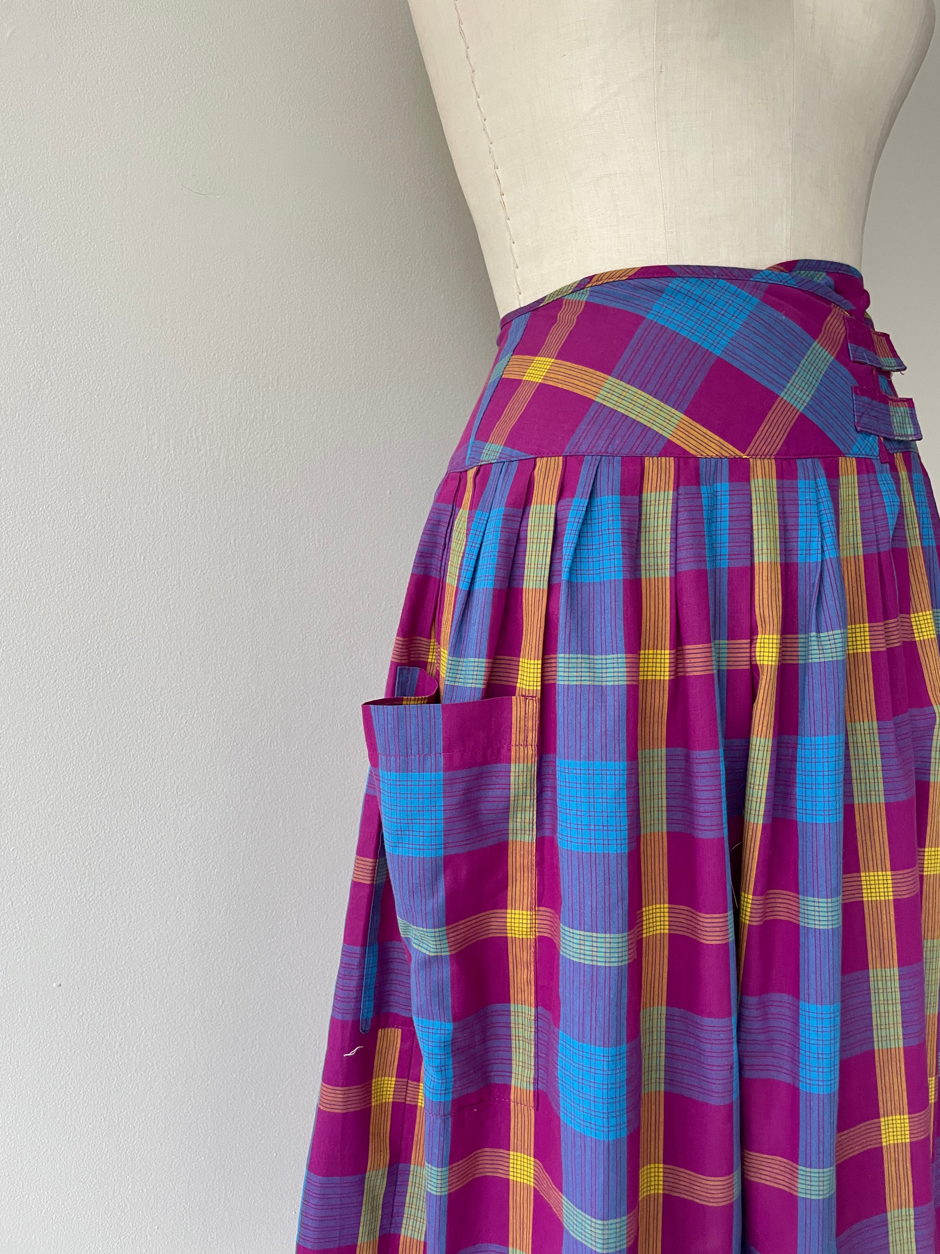 Sidekick Plaid Skirt | 1980s