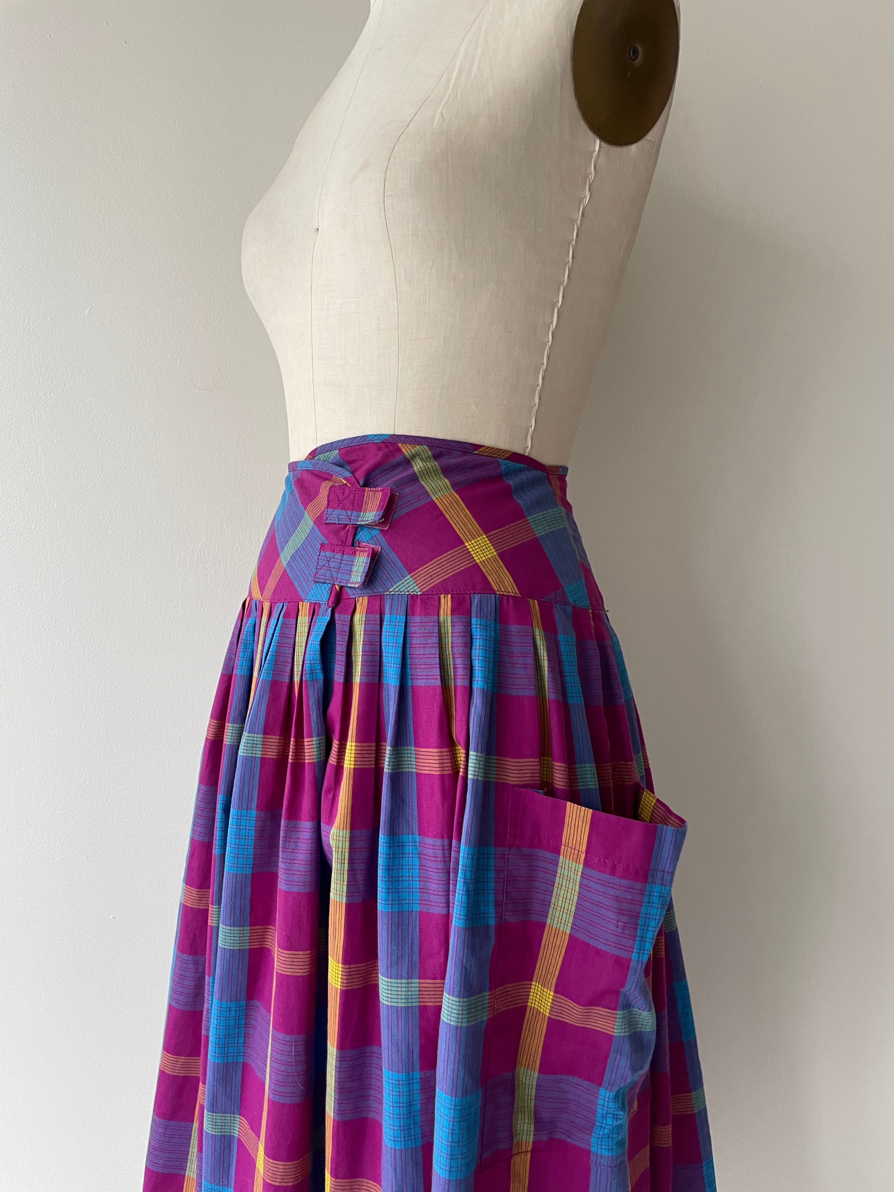 Sidekick Plaid Skirt | 1980s