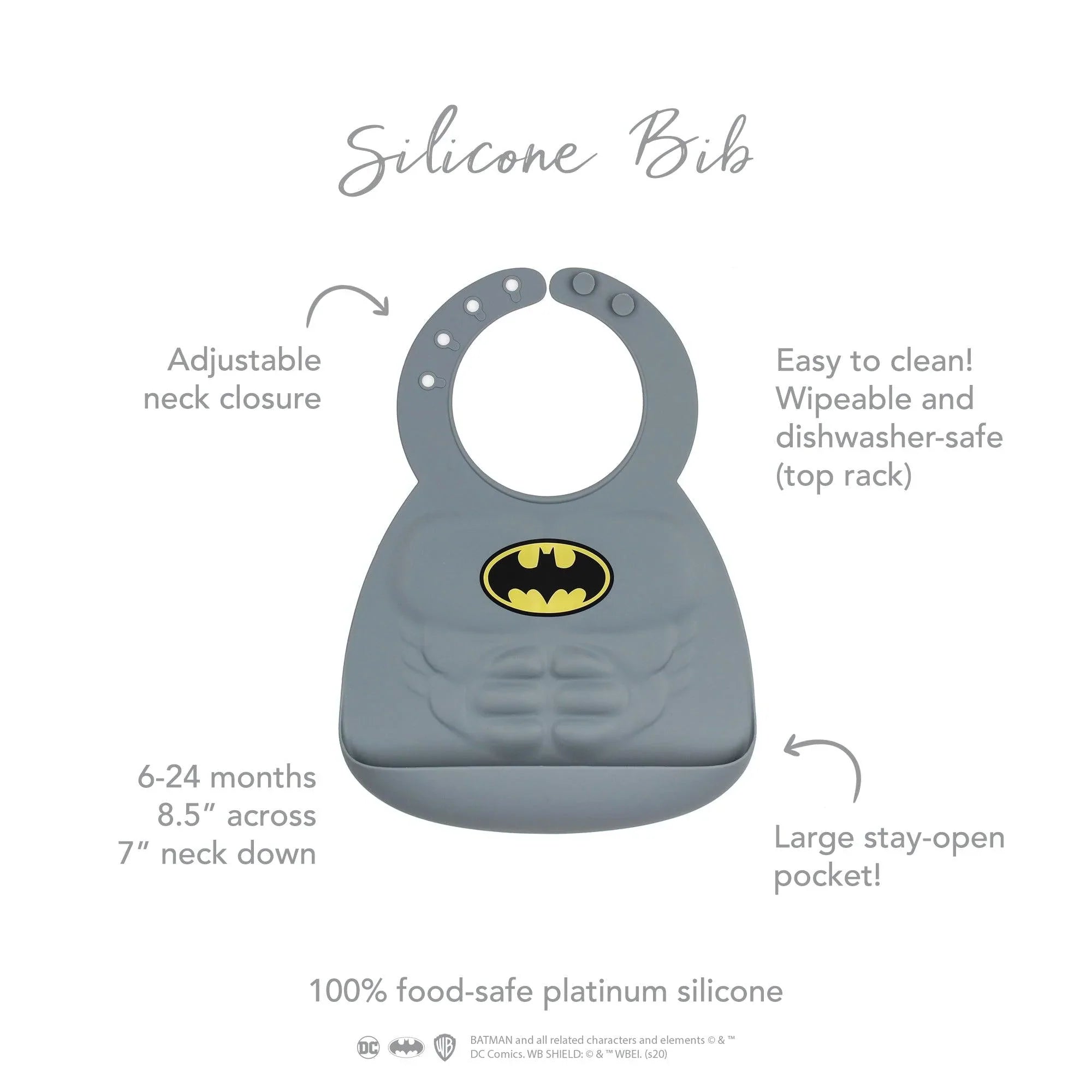 Silicone Bib: Batman