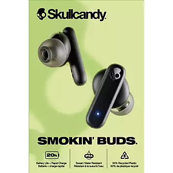 Skullcandy Smokin’ Buds True Wireless Earbuds - Black | Kaleidoscope