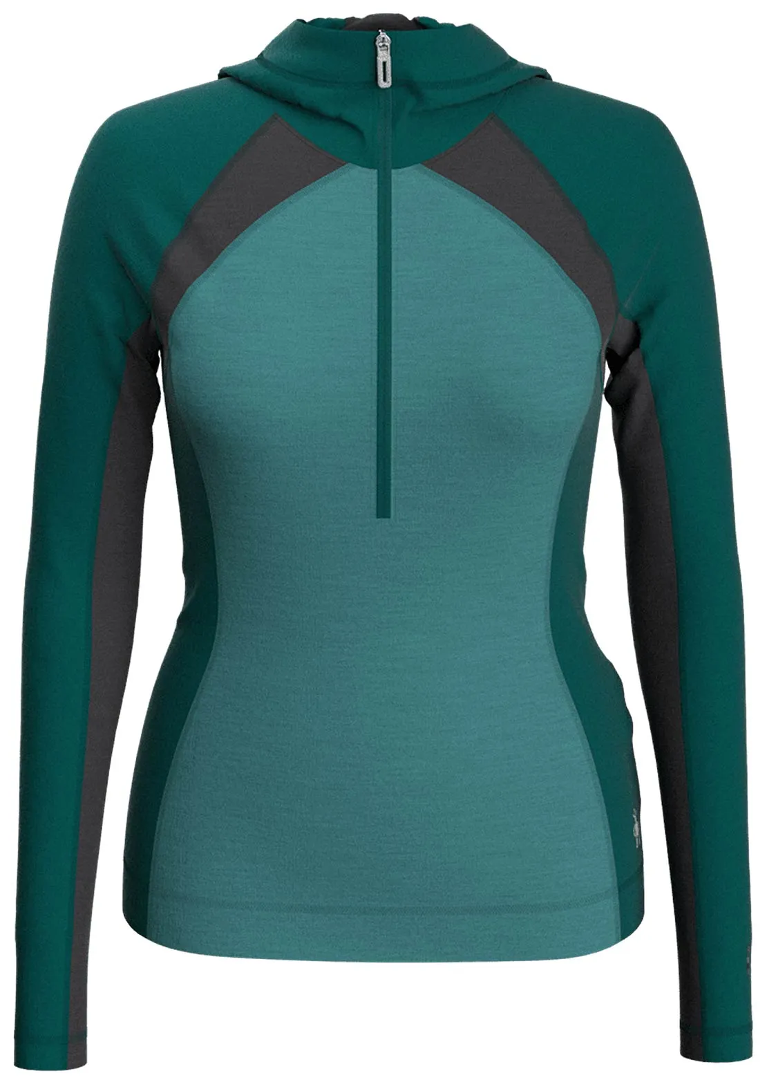 Smartwool Women's Classic Thermal Merino Base Layer 1/2 Zip Boxed Hood