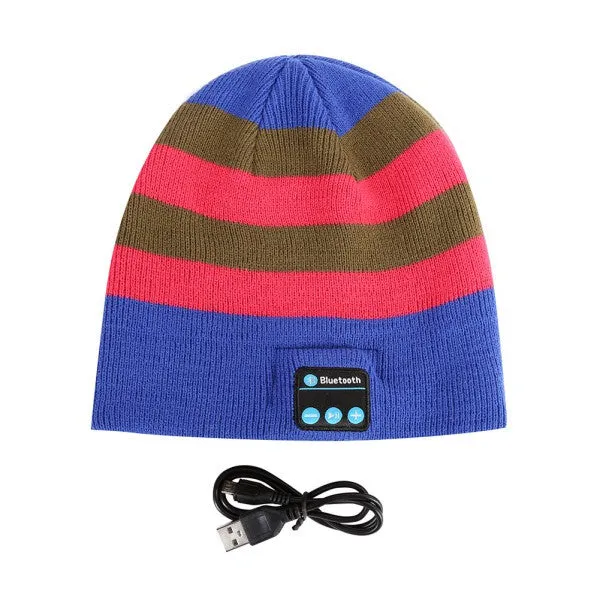 Soft Warm Beanie Hat Wireless Bluetooth Smart Cap Headphone Headset Speaker Mic PY1 SM6