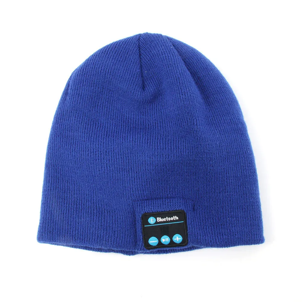 Soft Warm Beanie Hat Wireless Bluetooth Smart Cap Headphone Headset Speaker Mic PY1 SM6