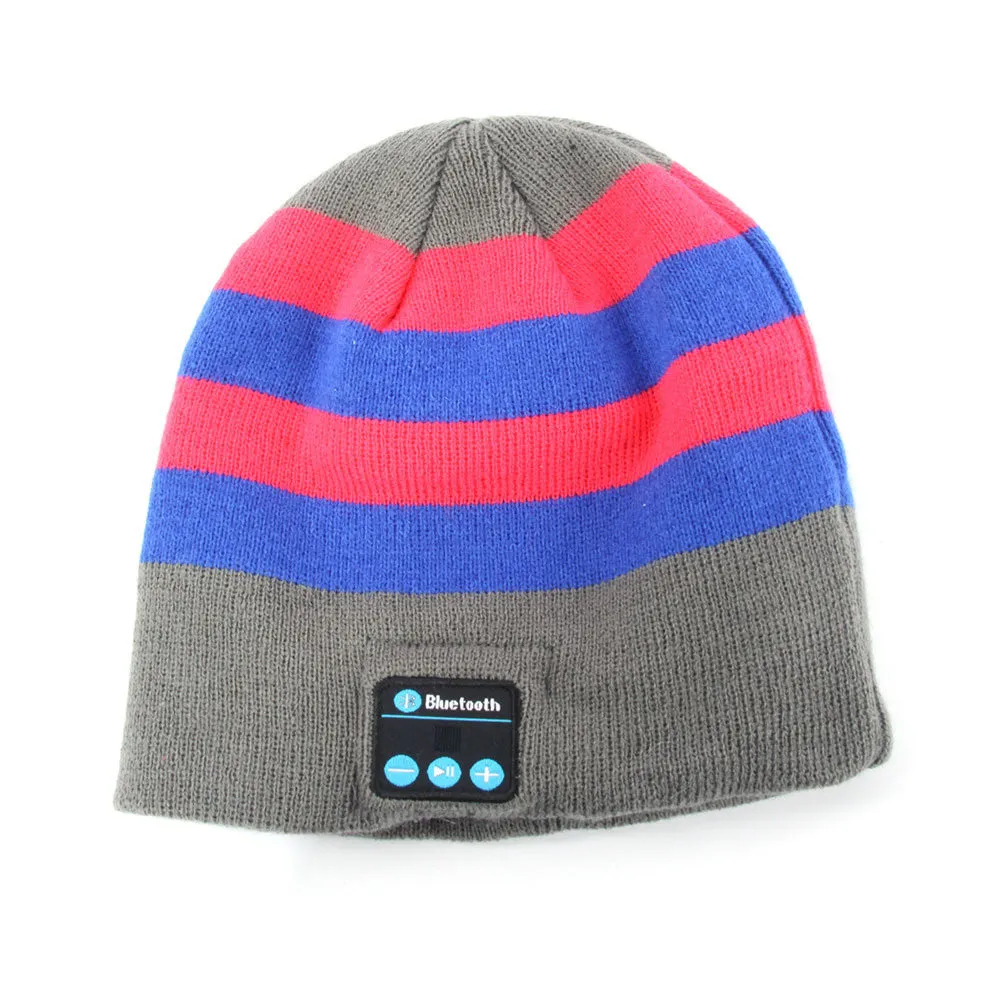 Soft Warm Beanie Hat Wireless Bluetooth Smart Cap Headphone Headset Speaker Mic PY1 SM6