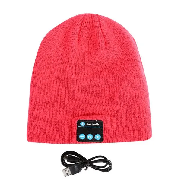 Soft Warm Beanie Hat Wireless Bluetooth Smart Cap Headphone Headset Speaker Mic PY1 SM6