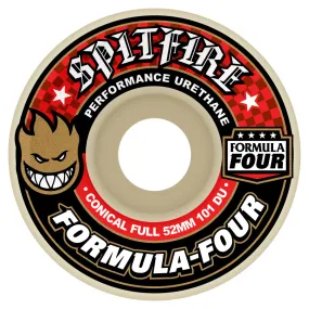 Spitfire F4 101D Conical Full Wheels - 52mm