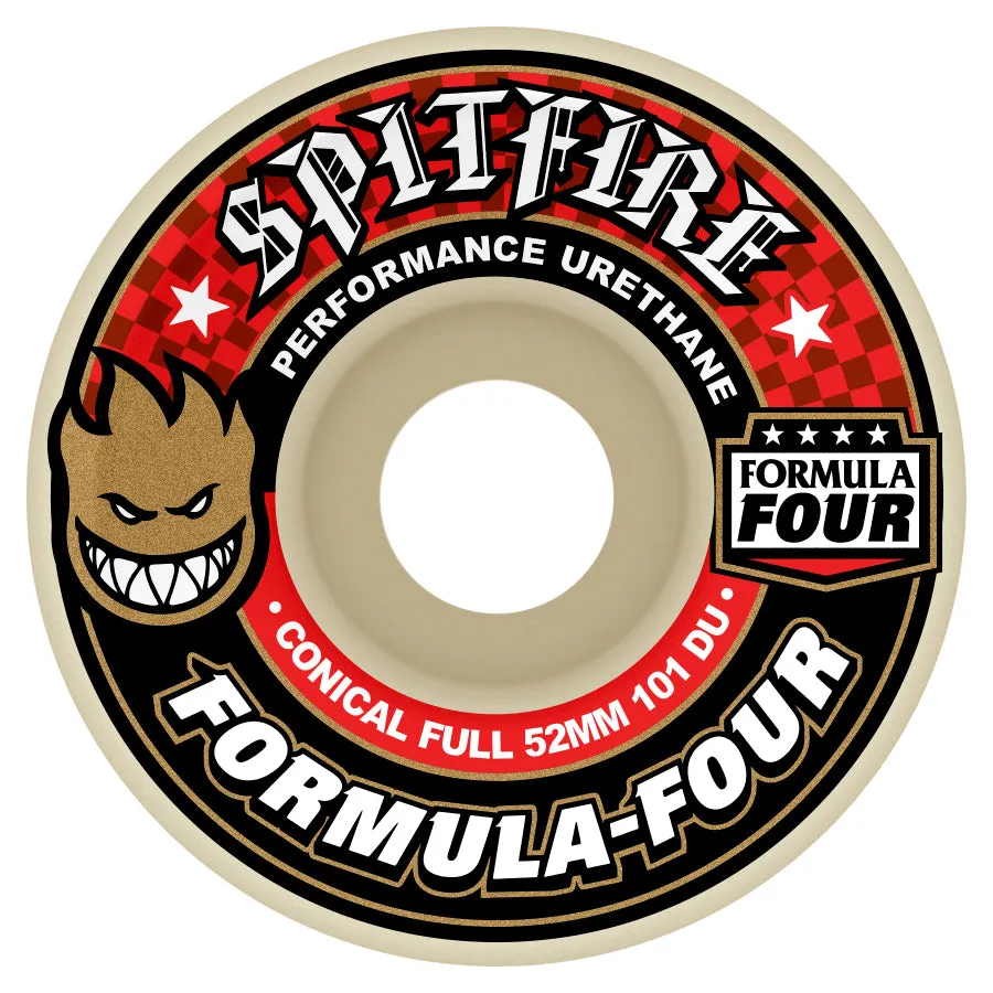 Spitfire F4 101D Conical Full Wheels - 54mm