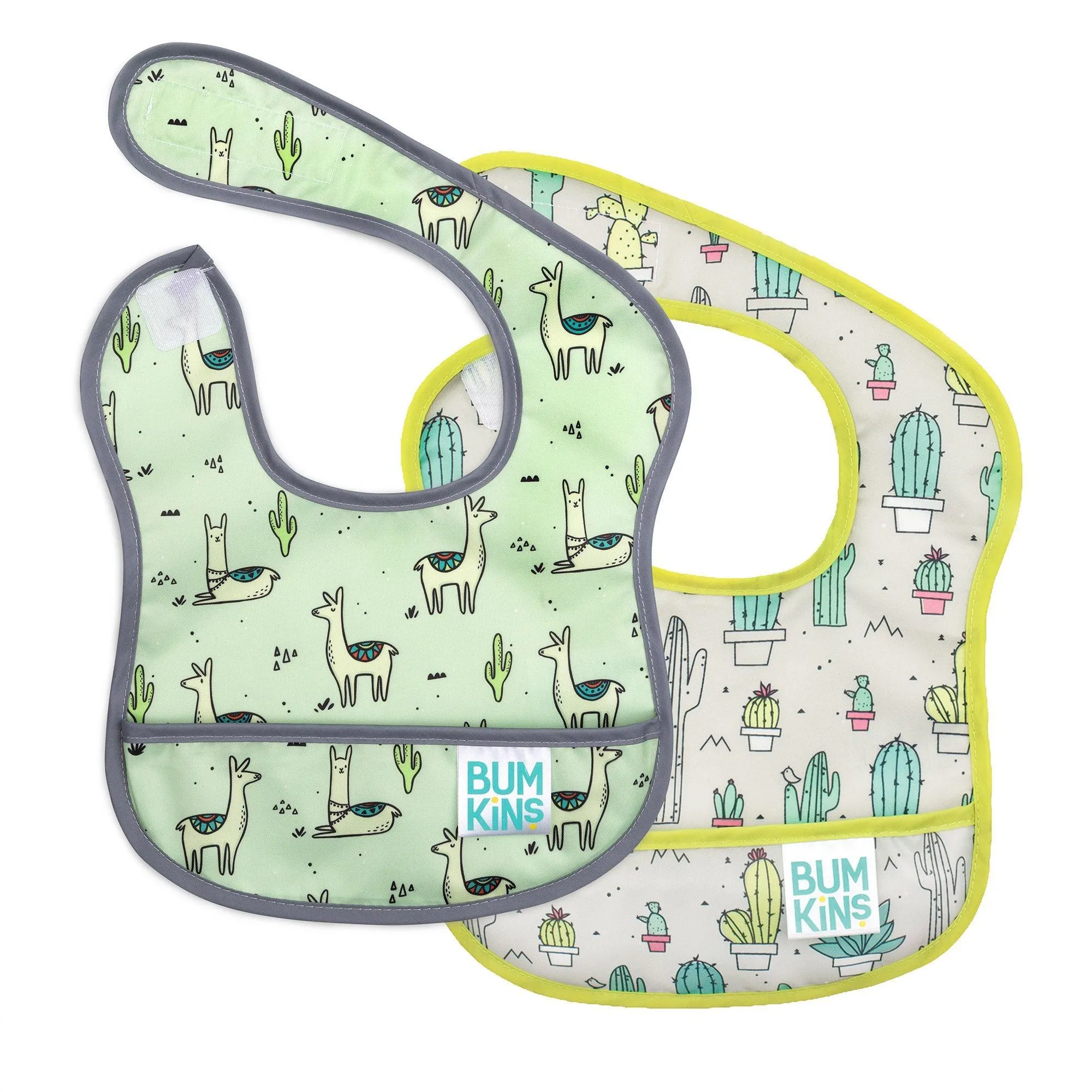 Starter Bib 2 Pack: Cacti & Llama