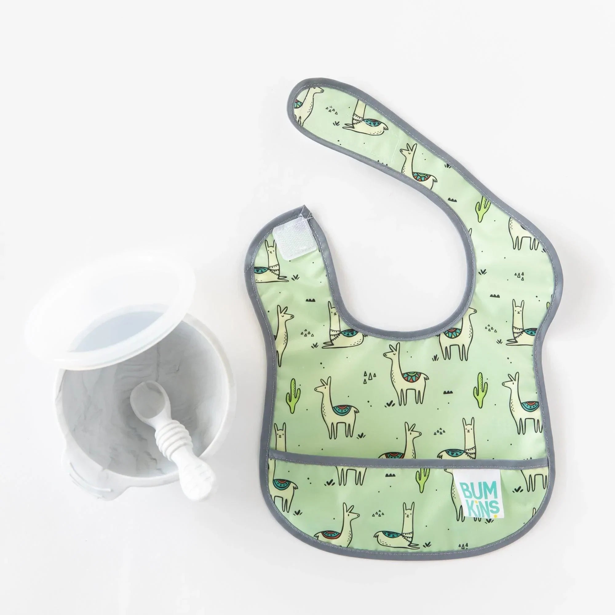 Starter Bib 2 Pack: Cacti & Llama