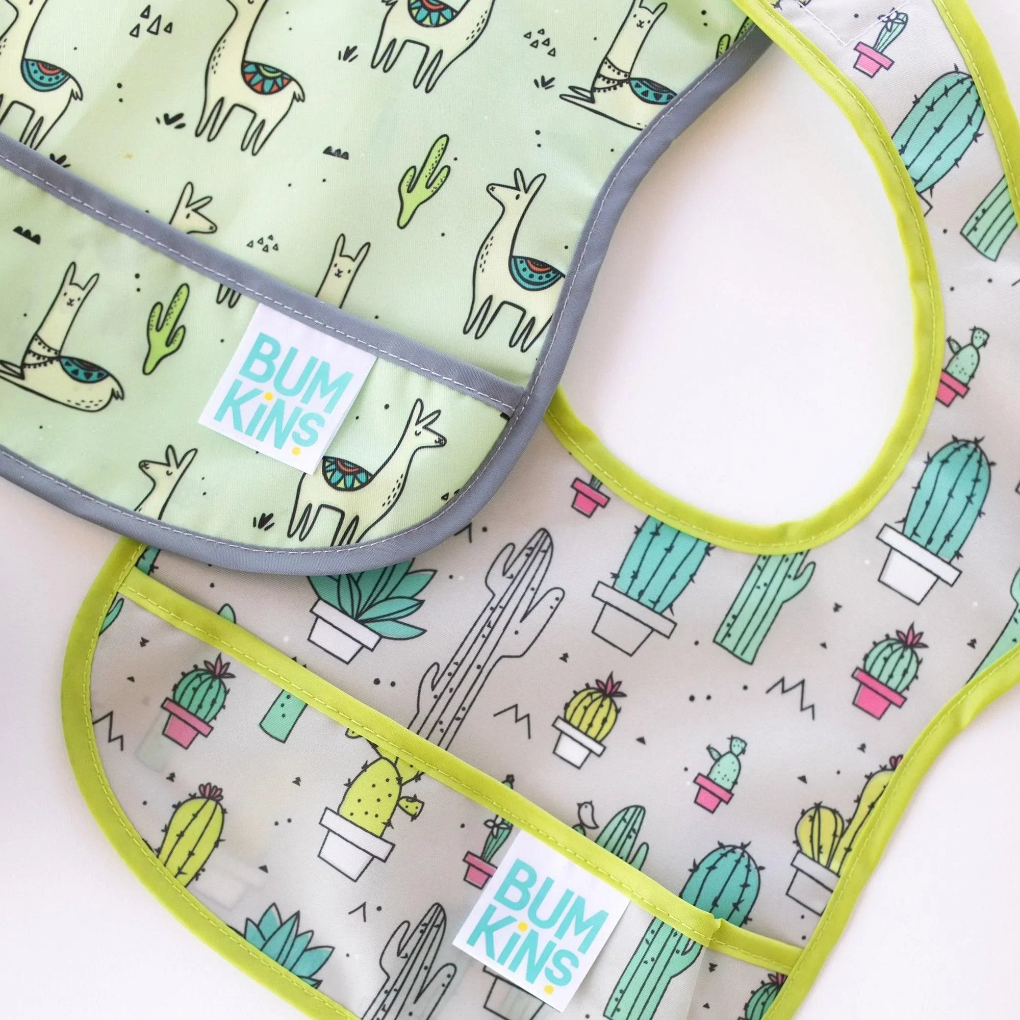 Starter Bib 2 Pack: Cacti & Llama