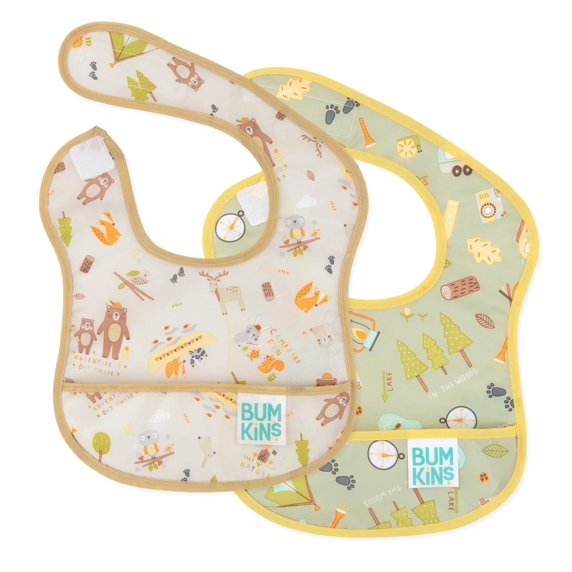 Starter Bib 2 Pack: Camp Friends & Camp Gear