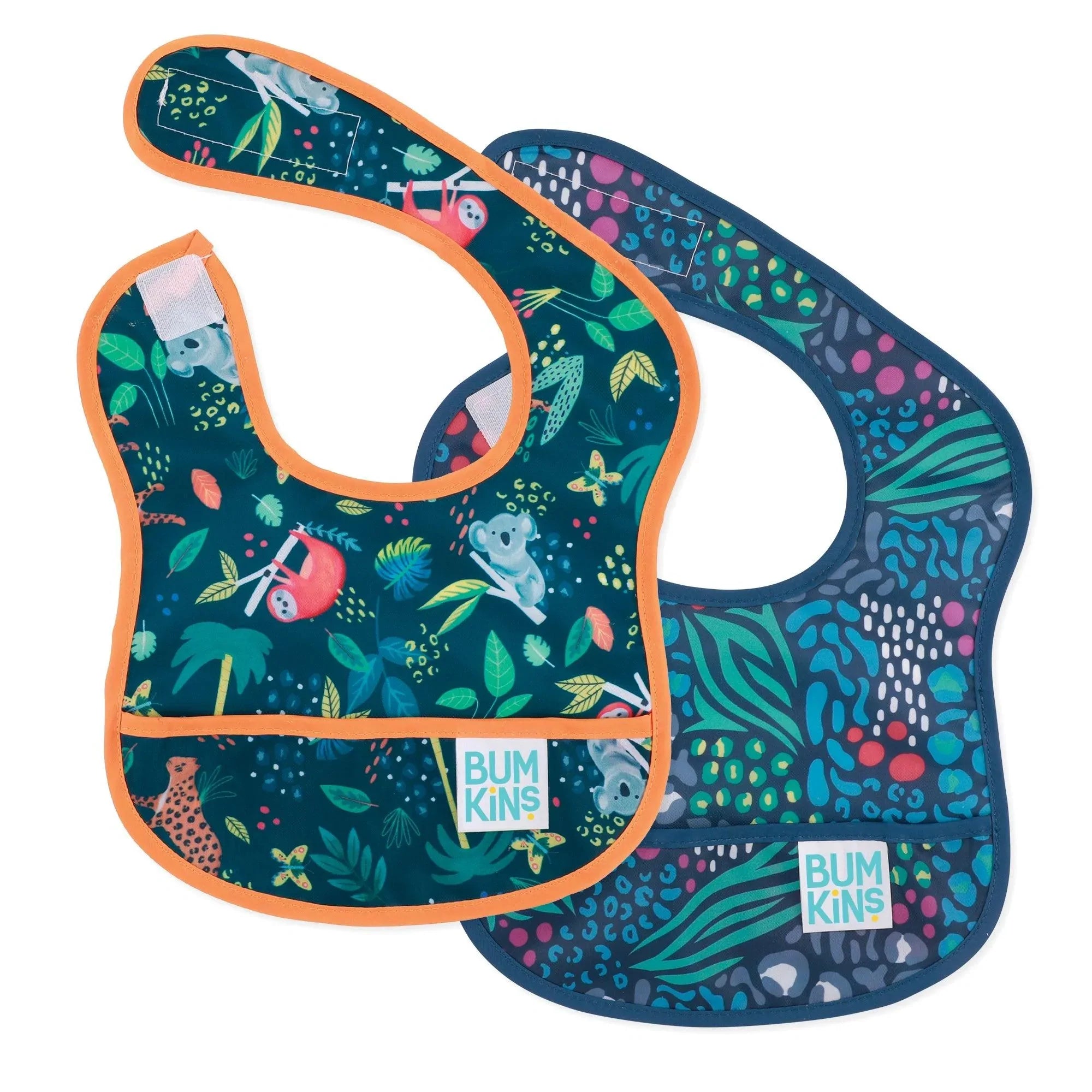 Starter Bib 2 Pack: Jungle & Animal Prints