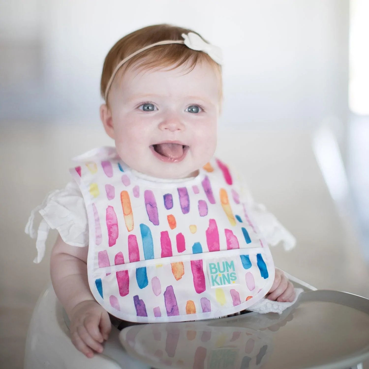 Starter Bib 2 Pack: Watercolor & Brush Strokes