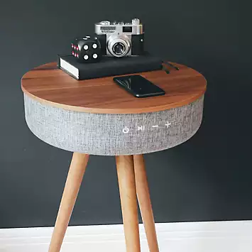 Steepletone Bluetooth Table Speaker - Dark Wood | Kaleidoscope