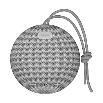 Streetz Compact 5W Waterproof Bluetooth Speaker - Grey | Kaleidoscope