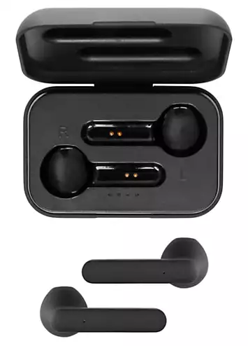 Streetz True Wireless Earbuds Matte - Black | Kaleidoscope