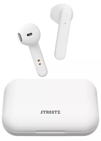 Streetz True Wireless Earbuds Matte - White | Kaleidoscope