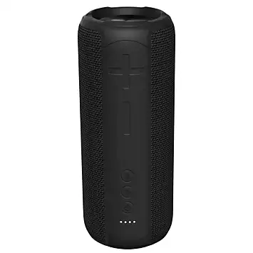 Streetz Waterproof Bluetooth 5 Speaker, TWS, 20W, IPX7, 3.5mm - Black | Kaleidoscope