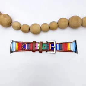 Stripped Apple Watch Band in Multicolor